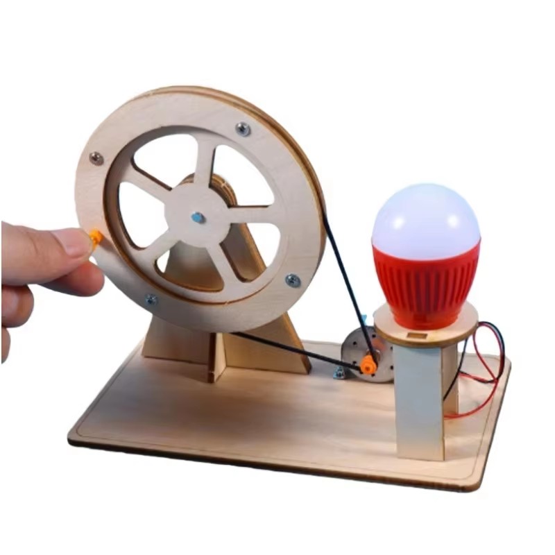Renewable Energy Demonstration Kit - DIY Handcrankgenerator Science Kit STEAM Houten