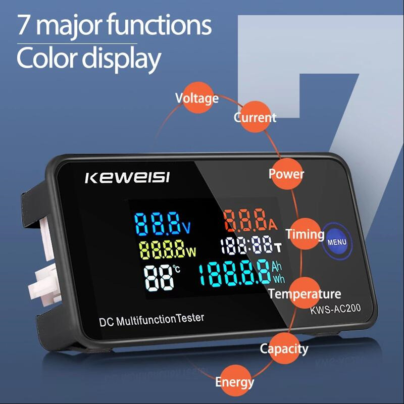 Kws DC-200 Voltmeter Amperemet - Renewable Energy Demonstration Kit recensie en prijs